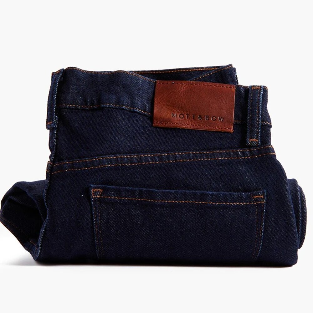 Mott & Bow Dark Wash Men's Straight Fit Oliver Jeans Sz 40 x 32